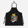 Yellow Warrior-Unisex-Kitchen-Apron-GoblinTengu