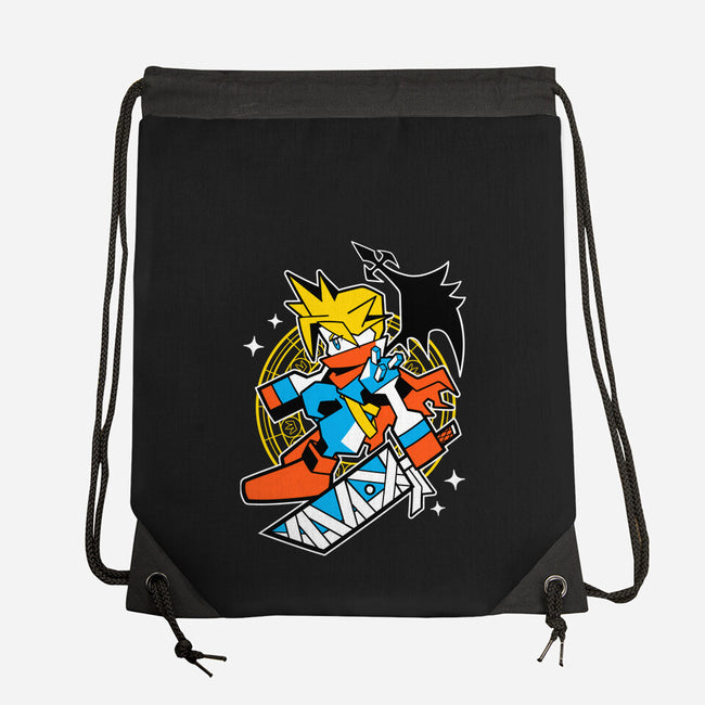 Yellow Warrior-None-Drawstring-Bag-GoblinTengu