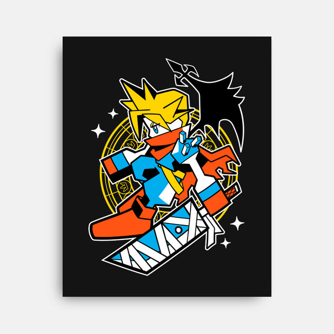 Yellow Warrior-None-Stretched-Canvas-GoblinTengu