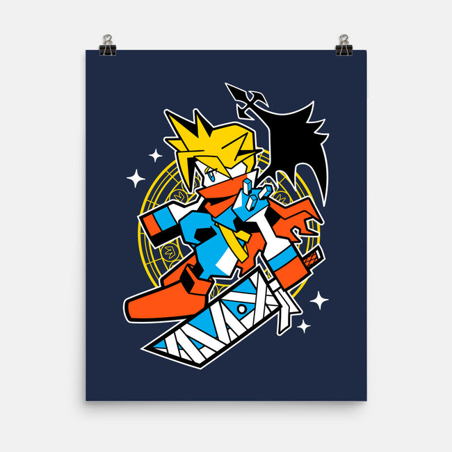 Yellow Warrior-None-Matte-Poster-GoblinTengu