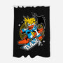 Yellow Warrior-None-Polyester-Shower Curtain-GoblinTengu