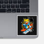 Yellow Warrior-None-Glossy-Sticker-GoblinTengu