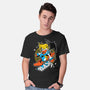 Yellow Warrior-Mens-Basic-Tee-GoblinTengu