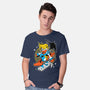 Yellow Warrior-Mens-Basic-Tee-GoblinTengu