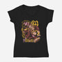 Banana Streetwise-Womens-V-Neck-Tee-ilustrata
