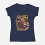 Banana Streetwise-Womens-V-Neck-Tee-ilustrata