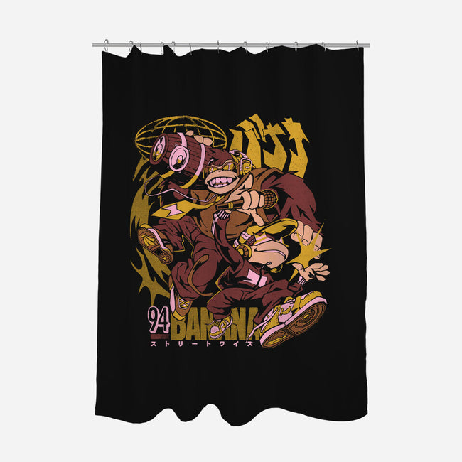 Banana Streetwise-None-Polyester-Shower Curtain-ilustrata