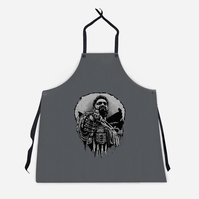 Aim For Peace-Unisex-Kitchen-Apron-glitchygorilla