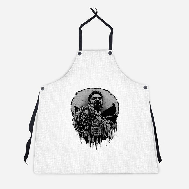 Aim For Peace-Unisex-Kitchen-Apron-glitchygorilla