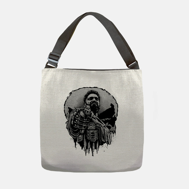 Aim For Peace-None-Adjustable Tote-Bag-glitchygorilla