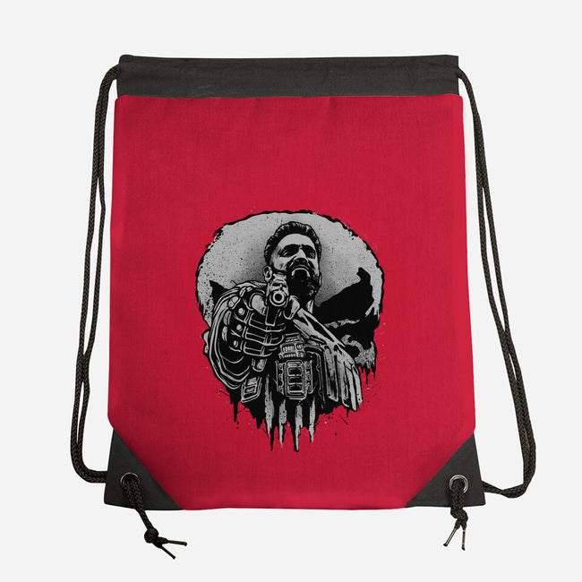 Aim For Peace-None-Drawstring-Bag-glitchygorilla