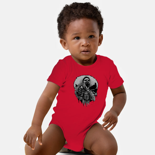 Aim For Peace-Baby-Basic-Onesie-glitchygorilla