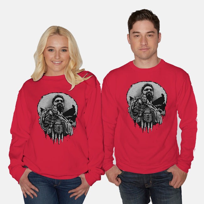 Aim For Peace-Unisex-Crew Neck-Sweatshirt-glitchygorilla