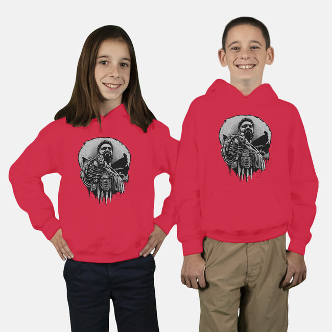Aim For Peace-Youth-Pullover-Sweatshirt-glitchygorilla