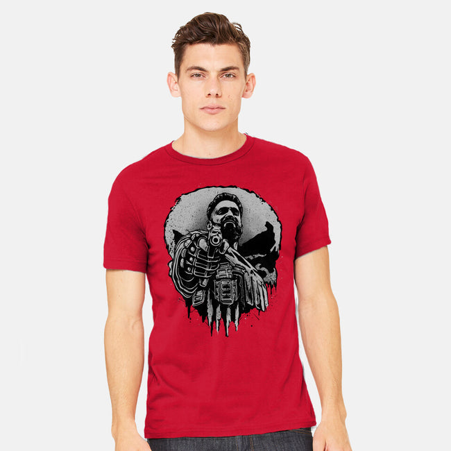 Aim For Peace-Mens-Heavyweight-Tee-glitchygorilla