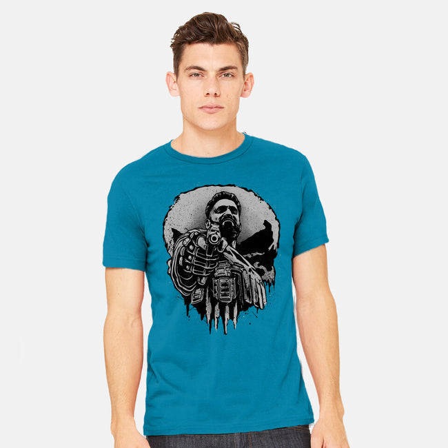 Aim For Peace-Mens-Heavyweight-Tee-glitchygorilla