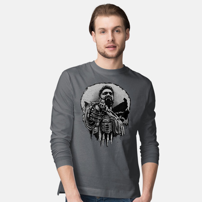 Aim For Peace-Mens-Long Sleeved-Tee-glitchygorilla
