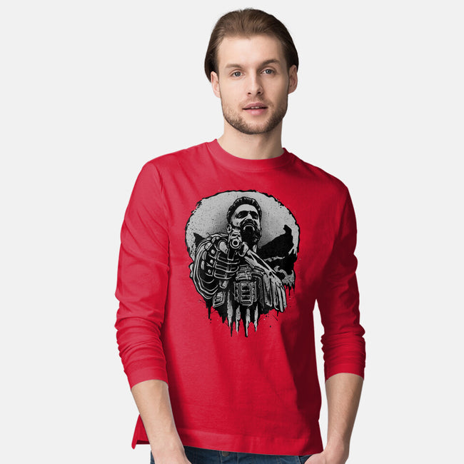 Aim For Peace-Mens-Long Sleeved-Tee-glitchygorilla