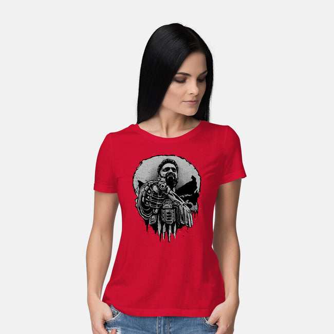 Aim For Peace-Womens-Basic-Tee-glitchygorilla