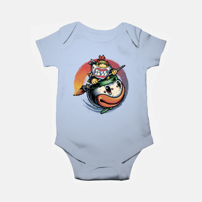 The Power Of Paint-Baby-Basic-Onesie-glitchygorilla