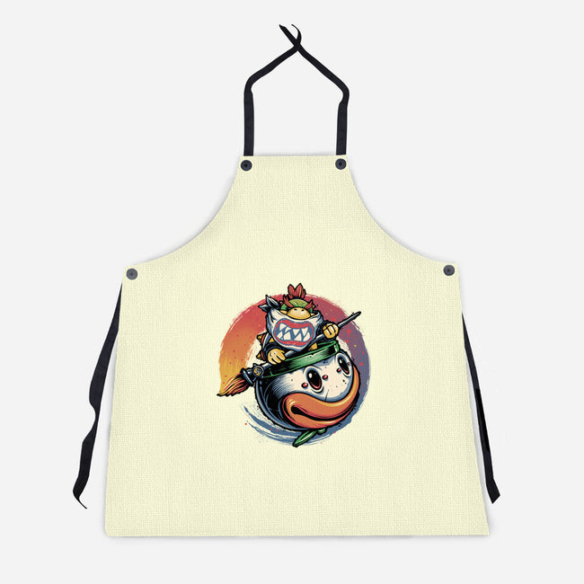 The Power Of Paint-Unisex-Kitchen-Apron-glitchygorilla