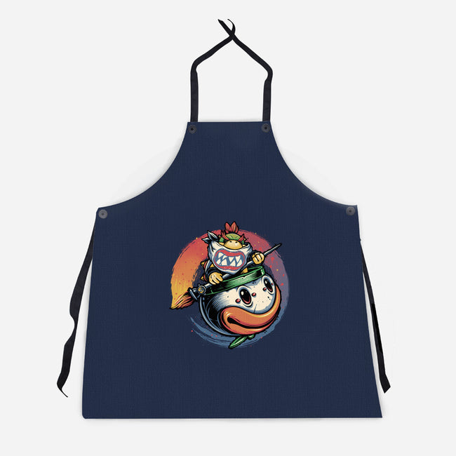 The Power Of Paint-Unisex-Kitchen-Apron-glitchygorilla