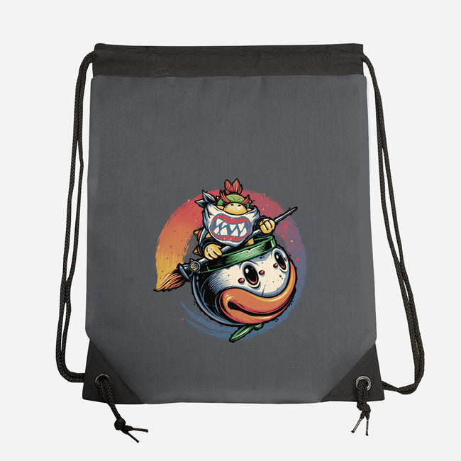 The Power Of Paint-None-Drawstring-Bag-glitchygorilla