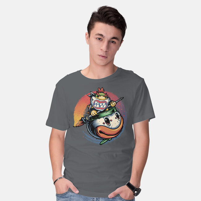 The Power Of Paint-Mens-Basic-Tee-glitchygorilla