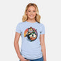 The Power Of Paint-Womens-Fitted-Tee-glitchygorilla