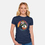 The Power Of Paint-Womens-Fitted-Tee-glitchygorilla