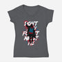 Unforgotten Rebel-Womens-V-Neck-Tee-Tronyx79