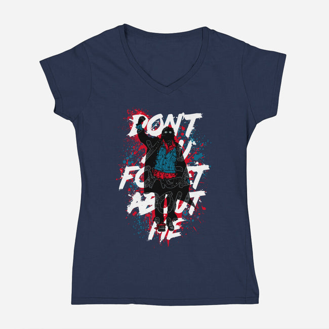 Unforgotten Rebel-Womens-V-Neck-Tee-Tronyx79