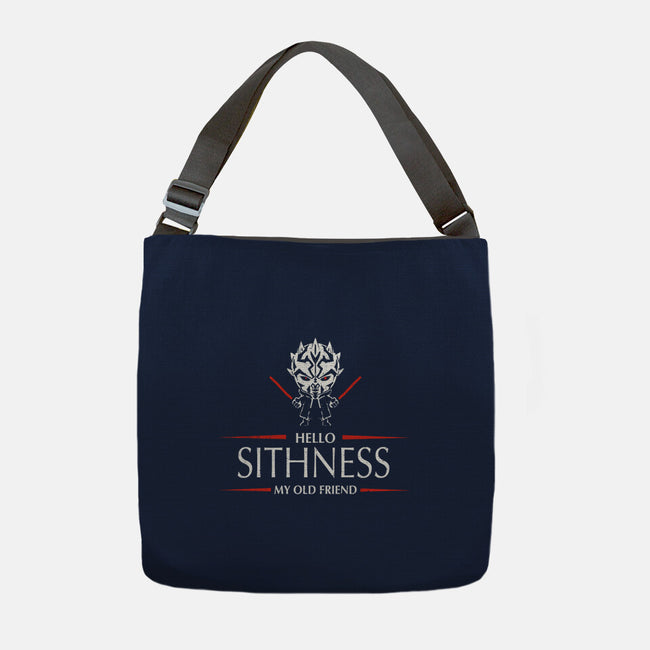 Hello Sithness-None-Adjustable Tote-Bag-kharmazero