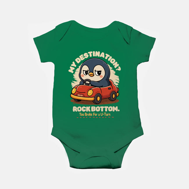 Rock Bottom Penguin-Baby-Basic-Onesie-Trendlory