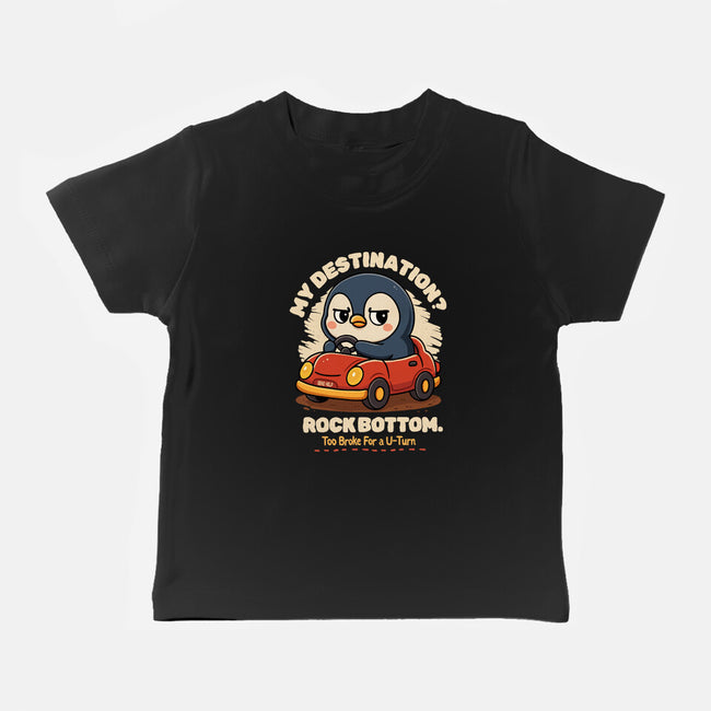 Rock Bottom Penguin-Baby-Basic-Tee-Trendlory