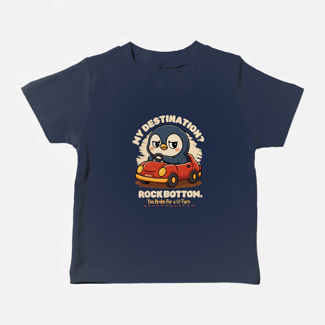 Rock Bottom Penguin-Baby-Basic-Tee-Trendlory