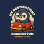 Rock Bottom Penguin-None-Stretched-Canvas-Trendlory