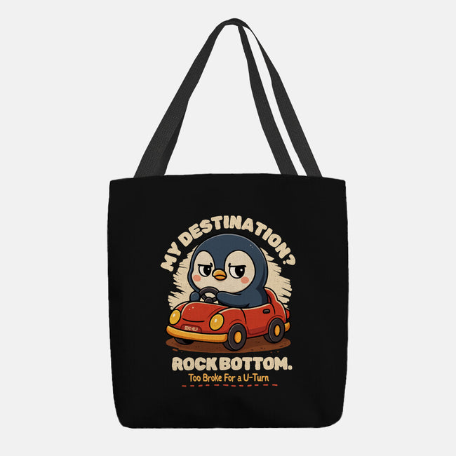 Rock Bottom Penguin-None-Basic Tote-Bag-Trendlory