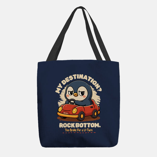 Rock Bottom Penguin-None-Basic Tote-Bag-Trendlory