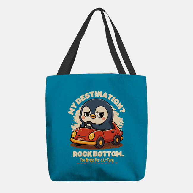 Rock Bottom Penguin-None-Basic Tote-Bag-Trendlory