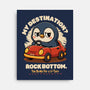 Rock Bottom Penguin-None-Stretched-Canvas-Trendlory