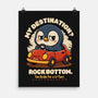 Rock Bottom Penguin-None-Matte-Poster-Trendlory
