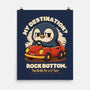 Rock Bottom Penguin-None-Matte-Poster-Trendlory
