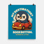 Rock Bottom Penguin-None-Matte-Poster-Trendlory