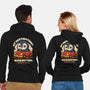Rock Bottom Penguin-Unisex-Zip-Up-Sweatshirt-Trendlory