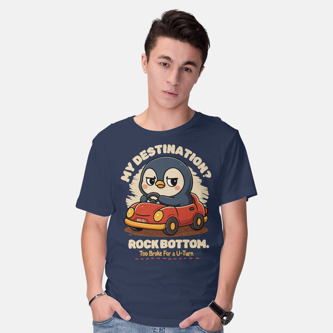 Rock Bottom Penguin-Mens-Basic-Tee-Trendlory