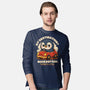 Rock Bottom Penguin-Mens-Long Sleeved-Tee-Trendlory