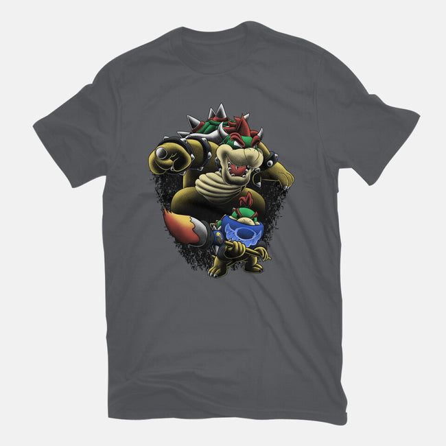 Koopa Royal Duo-Womens-Fitted-Tee-Astrobot Invention