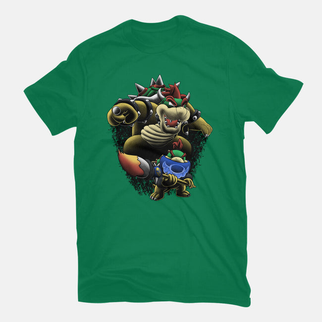 Koopa Royal Duo-Womens-Fitted-Tee-Astrobot Invention