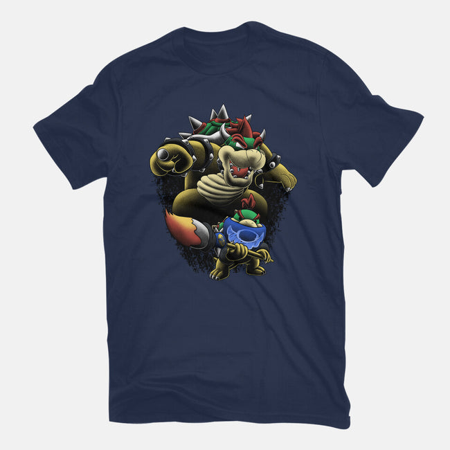 Koopa Royal Duo-Womens-Basic-Tee-Astrobot Invention